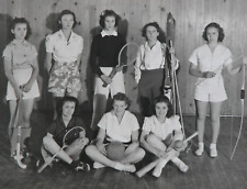 Vtg 1930s Photograph Women Sports Tennis Ski Photograph Orig.Photo J.H. Eastman picture