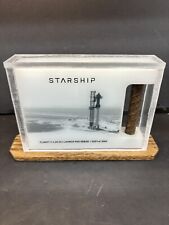 SpaceX Starship IFT-1 Employee Only Rebar Collectible (3500 Made) Acrylic Case picture