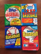 GIGANTIC SALE OF 389 OLD UNOPENED BASEBALL CARDS IN PACKS 1990 AND EARLIER picture