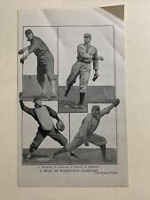 Washington Senators Walter Johnson George McBride 1911 Baseball Team 4X6 Picture picture
