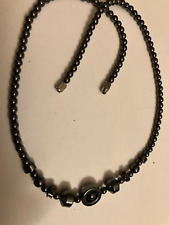 VINTAGE ESTATE hematit choker necklace picture