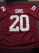 Billy Sims Oklahoma Sooners Autographed & Inscribed Custom Football Jersey JSA W picture