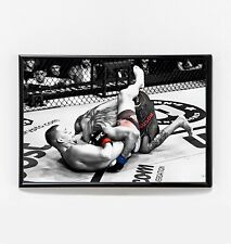 Nate Diaz vs Tony Ferguson Submission Fight Poster Original Art UFC 279 NEW USA picture