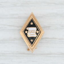 Antique Delta Kappa Epsilon Badge 10k Gold DKE Deke Pin Greek Fraternity 1909 picture