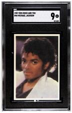 1987 MICHAEL JACKSON trading card Edis Rock & You #44 SGC 9 pop 1 highest rare picture