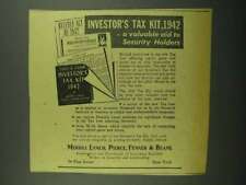 1942 Merrill LynchAd - Investor's Tax Kit picture