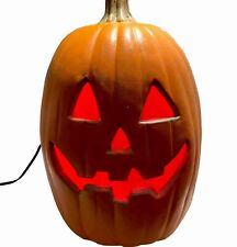 Happy Jack O Lantern Pumpkin - 16” Light Up Halloween Decoration - Foam Mold picture
