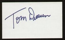Tom Dreesen signed autograph auto 3x5 index card American Stand-up Comedian picture