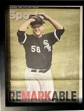 Chicago White Sox Mark Buehrle Perfect Game Newspaper Framed Chicago Tribune ‘09 picture