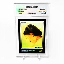 HEAD OF A YOUNG GIRL Georges Seurat Card 2023 GleeBeeCo Holo Paint #HDGR-L /49 picture
