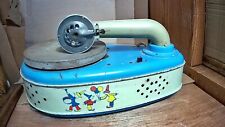 Vintage Child's Toy Phonograph Metal Turntable 78rpm Record Player - Works picture