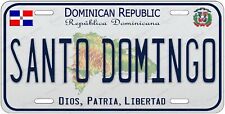 Dominican Republic Santo Domingo Aluminum License Plate Auto ATV Bike Wall Sign picture