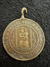 Rare old religious medals L.v.D Popsis Dioc. D. Gerace /A Divozione Dei Fedeli picture