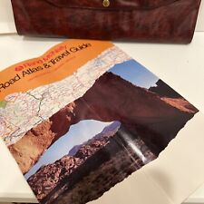 Vintage Map Case with 1983 Rand McNally Road Atlas & Travel Guide picture