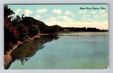Dayton OH-Ohio, Miami River, Scenic, Vintage Postcard picture