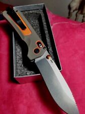 ⚡ HIKE⚡ BENCHMADE🦋 Grizzly Ridge💫(15061) ORANGE/S30V    NEW 🎁 picture