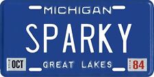 Sparky Anderson Detroit Tigers 1984 License plate picture