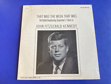 SEALED John F. Kennedy that was the week that was Decca  DL 79116 stereo  MINT picture
