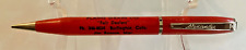 VINTAGE ALEXANDER ADVERTISING MECHANICAL PENCIL, RED & CHROME, CIRCA 1970'S picture