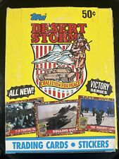 1991 Topps Desert Storm Victory Series Box with 36 Sealed Packs picture