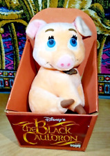 Rare HTF 1985 Walt Disney The Black Cauldron Hen Wen Tomy Plush new original box picture
