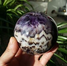 961g 88mm Natural Dream Amethyst Quartz Crystal Sphere Decoration Healing D92 picture