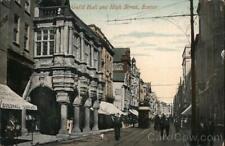 Devon United Kingdom Guild Hall and High Street,Exeter Valentine's Postcard picture