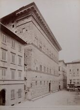 c1870 Attr. Alinari Fratelli Florence Italy Palazzo Strozzi Albumen EXC picture