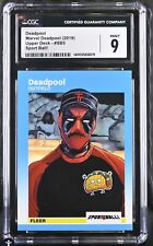 2019 Marvel Deadpool Sport Ball 1987 Fleer Barry Bonds #SB5 Mint9 Pop 1 UD picture