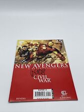 SIGNED New Avengers #25 (2006) A Marvel Comics Events Civil War Bendis & Cheung picture