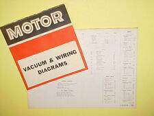 1965 1966 1967 1968 1969 LINCOLN CONTINENTAL CONVERTIBLE VACUUM+WIRING DIAGRAMS picture
