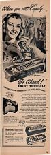 1947 Shotwell’s “Almond Big Yank” vitamin candy bar print clipping ad 13.5x4.5” picture