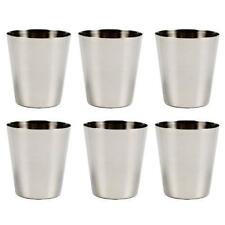 6 Pack Stainless Steel Shot Glass Glasses 1 fl oz 30ml Set of 6 New picture