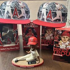 Anaheim Angels Souvenir Bundle Lot of 7 Collectibles Hats Bobblehead Gnome picture