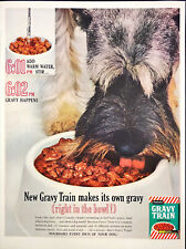 1961 New Gravy Train Dog Food Makes its own Gravy Vintage Print Ad picture