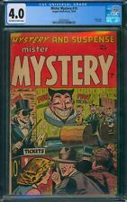 Mister Mystery #19 (1954) ⭐ CGC 4.0 ⭐ Devil Cover Last Issue Golden Age Horror picture