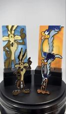 Figpin Looney Tunes Road Runner #651 and Wile E Coyote #652 LE /2000 Retired picture