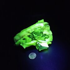 Multicolor Glowing Swirl Slag Uranium Glass Cullet, Custard, Black, Pink 1.15 Lb picture