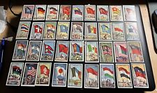 1963 Topps Midgee Flags of the World 55-Card Mini Lot - All Pictured picture