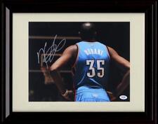 Unframed Kevin Durant Autograph Replica Print - Back of Jersey Hands On Hips - picture