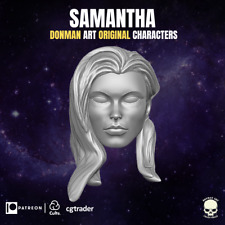 Samantha v2 custom head for GI Joe Classified and other action figures picture