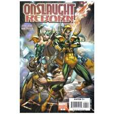 Onslaught Reborn #4 Campbell cover in NM minus condition. Marvel comics [t` picture