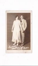 C 1920'S ERA DANCE MARATHON CONTESTANTS MARGE & EDDIE RPPC POST CARD picture