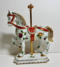 Royal Albert Old Country Roses Carousel Horse 740/2000 Signed; mint condition picture