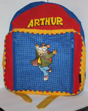 Vintage 1998 Marc Brown PBS Arthur Aardvark Backpack Childrens TV Show picture