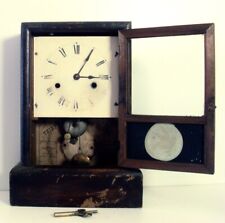 Antique c1850 Seth Thomas Desk-Mantle Wood Case Clock picture