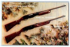 c1950's Remington Big Game Rifles Model 760 And Model 740 Gun Vintage Postcard picture