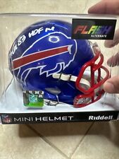 Andre Reed Signed Buffalo Bills FLASH Riddell Speed Mini Helmet w/HOF'14 -SS COA picture