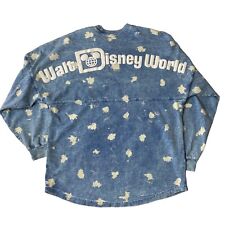 Walt Disney World Acid Wash Faded Denim Bleach Spirit Jersey - Adults Sz Medium picture