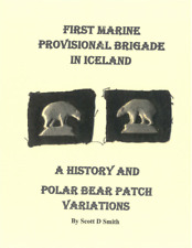 1941 World War II 6th Marine Regt 1st Provisional Brigade Polar Bear Patch Book picture